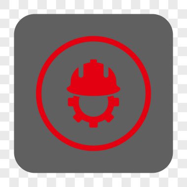 Geliştirme kask yuvarlak kare düğme