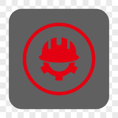 Geliştirme kask yuvarlak kare düğme