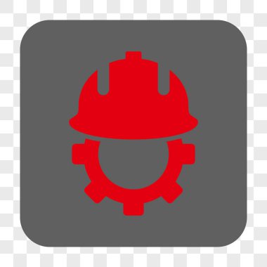 Geliştirme kask yuvarlak kare düğme