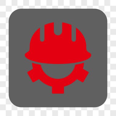 Geliştirme kask yuvarlak kare düğme