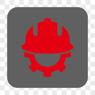 Geliştirme kask yuvarlak kare düğme