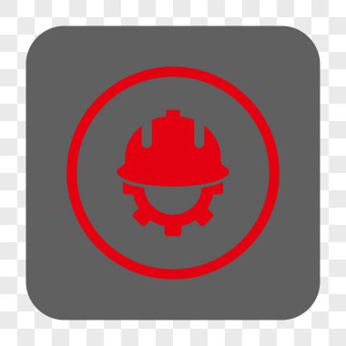 Geliştirme kask yuvarlak kare düğme