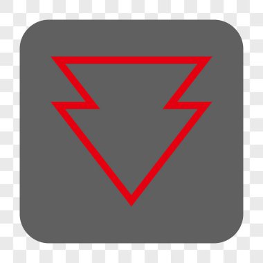 Yuvarlatılmış Kare düğme aşağı yön