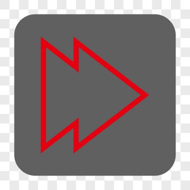 Yön sağ yuvarlak kare düğme