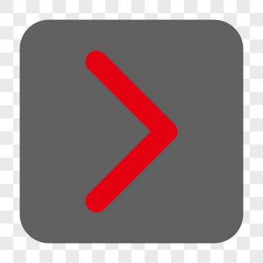 Yön sağ yuvarlak kare düğme