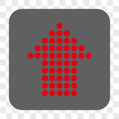 Yuvarlatılmış Kare düğmesini yukarı noktalı ok