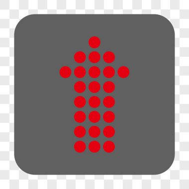 Yuvarlatılmış Kare düğmesini yukarı noktalı ok