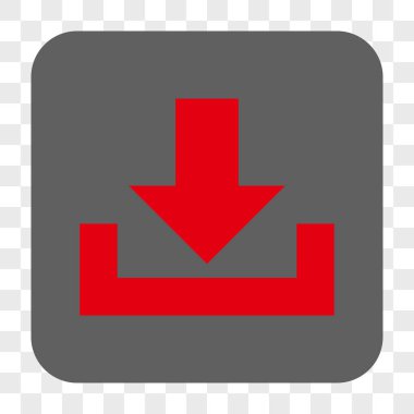 Yüklemeler yuvarlak kare düğme