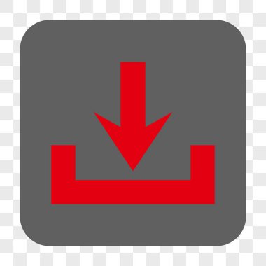 Yüklemeler yuvarlak kare düğme