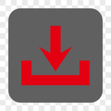 Yüklemeler yuvarlak kare düğme