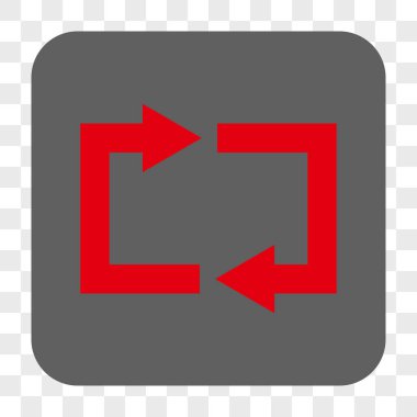 Exchange okları yuvarlak kare düğme