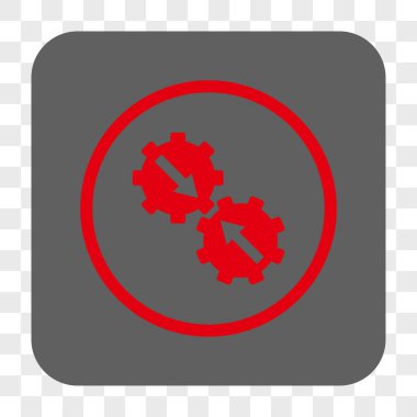 Dişli Tümleştirme yuvarlak kare düğme