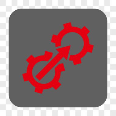 Dişli Tümleştirme yuvarlak kare düğme