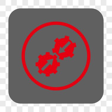 Dişli Tümleştirme yuvarlak kare düğme