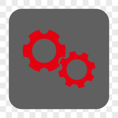 Gears'ı yuvarlak kare düğme