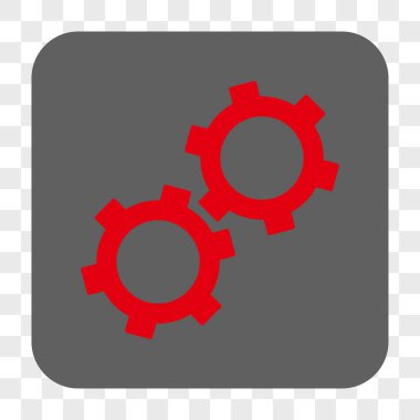 Gears'ı yuvarlak kare düğme