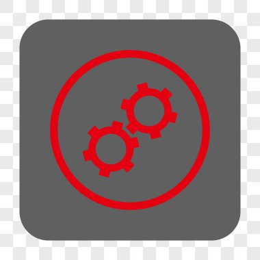 Gears'ı yuvarlak kare düğme