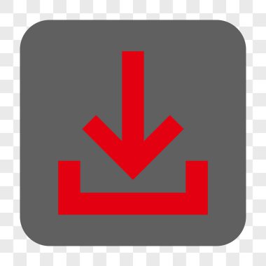 Gelen kutusu yuvarlak kare düğme