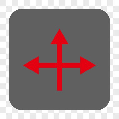 Kavşak yön yuvarlak kare düğme