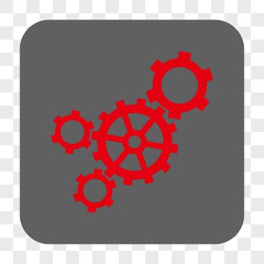 Mekanizması yuvarlak kare düğme