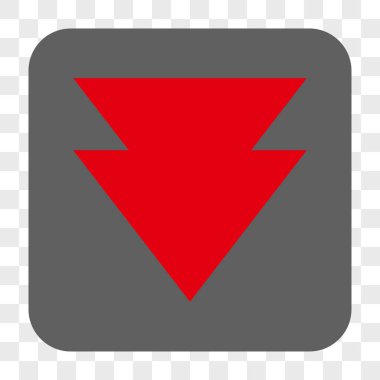 Yuvarlatılmış Kare aşağı taşı düğmesini