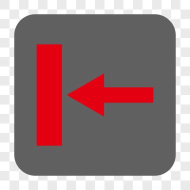 Hareket sol yuvarlak kare düğme