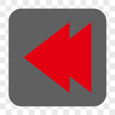 Hareket sol yuvarlak kare düğme