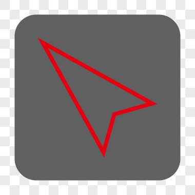 İşaretçi sol kadar kare düğme yuvarlak