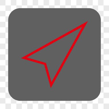 İşaretçi şu kadar kare düğme yuvarlak