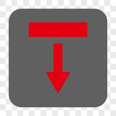 Yuvarlatılmış Kare düğmesini basılı çekin