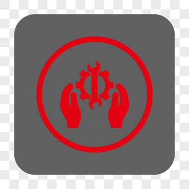 Onarım hizmeti yuvarlak kare düğme