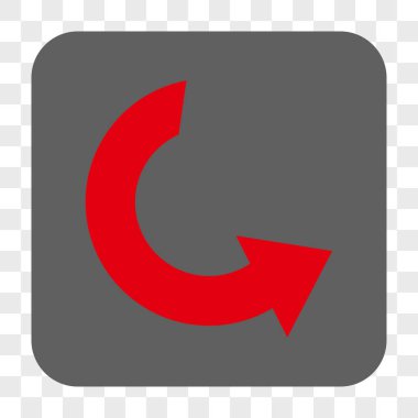 Döndürme Ccw yuvarlak kare düğme