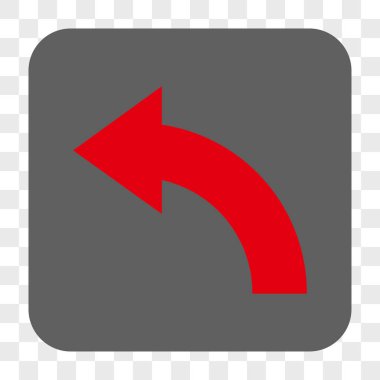 Sola Döndür yuvarlak kare düğme