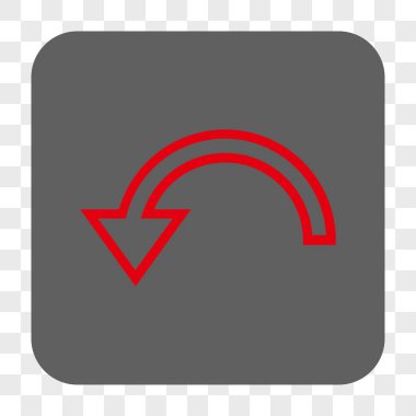 Sola Döndür yuvarlak kare düğme