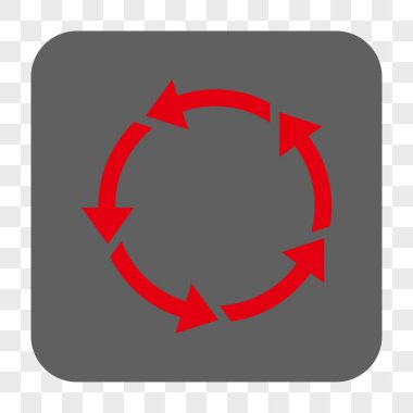 Döndürme yuvarlak kare düğme