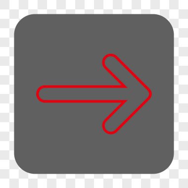 Yuvarlak ok sağ yuvarlak kare düğme