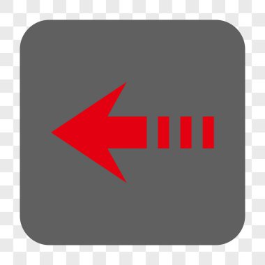 Sol yuvarlak kare düğme göndermek