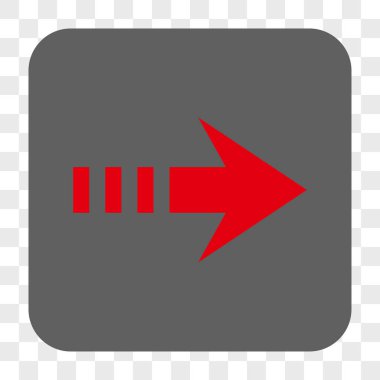 Sağ yuvarlak kare düğme göndermek