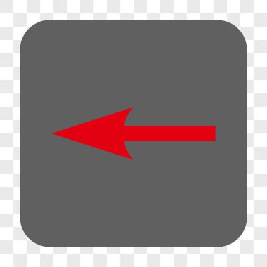 Keskin ok sol yuvarlak kare düğme