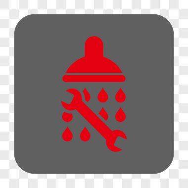 Duş sıhhi tesisat yuvarlak kare düğme