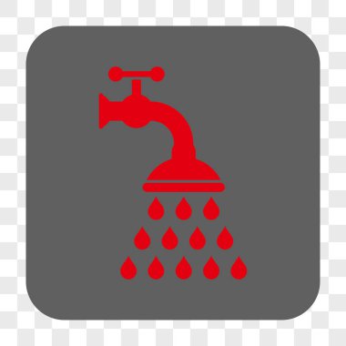 Duş musluk yuvarlak kare düğme