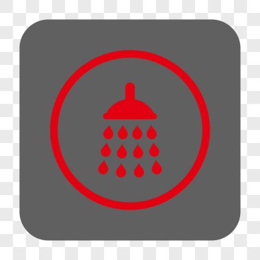 Duş yuvarlak kare düğme