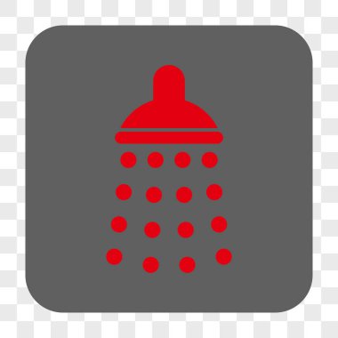 Duş yuvarlak kare düğme