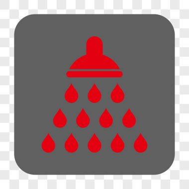 Duş yuvarlak kare düğme