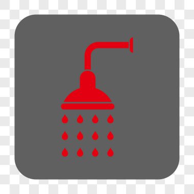 Duş yuvarlak kare düğme