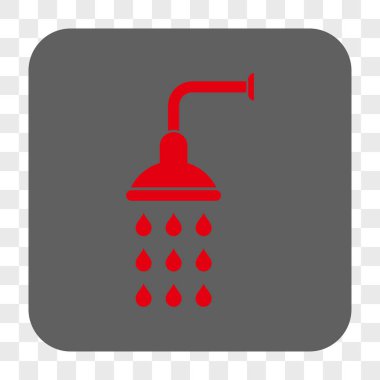 Duş yuvarlak kare düğme