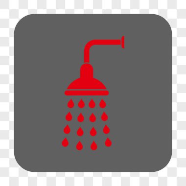 Duş yuvarlak kare düğme