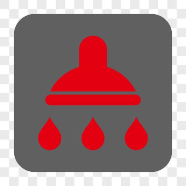 Duş yuvarlak kare düğme