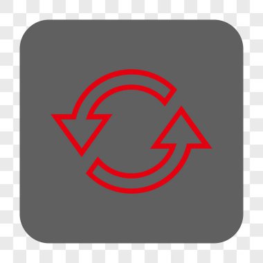 Eşitleme okları yuvarlak kare düğme