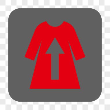 Kadın elbise kalkış yuvarlak kare düğme